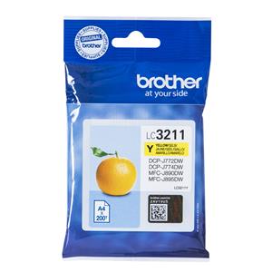 Brother LC3211Y Ink Cartridge Yellow 200 Pages