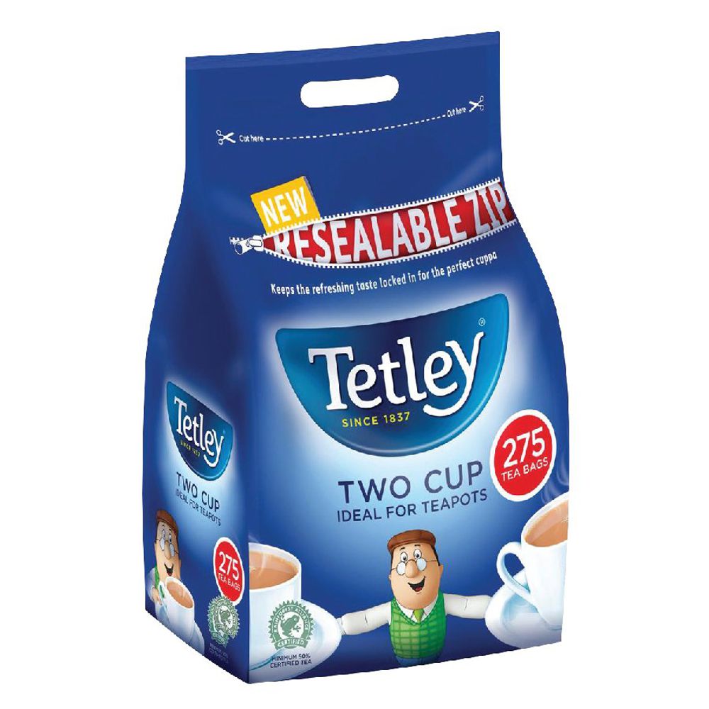 Tetley Two Cup Tea Bags [Pack of 275]