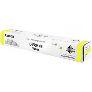 Canon EXV49Y Yellow Standard Capacity Toner Cartridge 19K pages - 8527B002