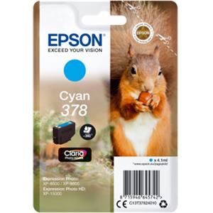 Epson 378 Cyan HD Inkjet Cartridge C13T37824010
