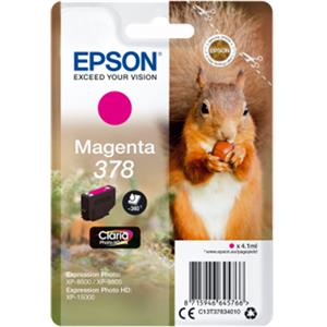 Epson 378 Magenta HD Inkjet Cartridge C13T37834010