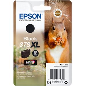 Epson 378XL Black Photo HD Inkjet Cartridge C13T37914010