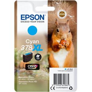 Epson 378XL Cyan Photo HD Inkjet Cartridge C13T37924010