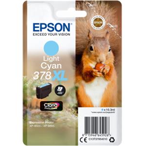 Epson 378XL Light Cyan Photo HD Inkjet Cartridge C13T37954010