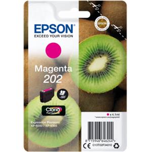 Epson 202 Magenta Inkjet Cartridge C13T02F34010
