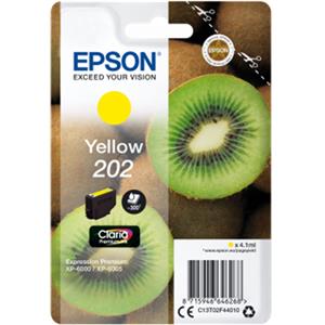Epson 202 Yellow Inkjet Cartridge C13T02F44010