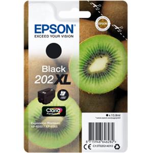Epson 202XL Black Inkjet Cartridge C13T02G14010