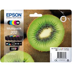 Epson 202 Inkjet Cartridge [Pack of 5]