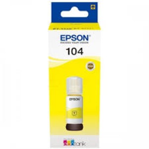 Epson C13T00P440 (104) Ink Bottle Yellow 7.5K Pages 65ml