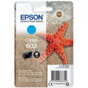 Epson Starfish 603 Cyan Ink Cartridge C13T03U24010