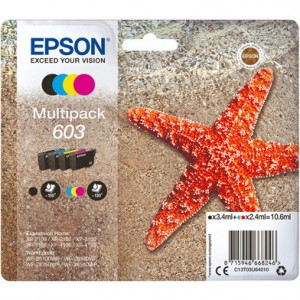 Epson Starfish 603 CMYK Ink Multipack C13T03U64010