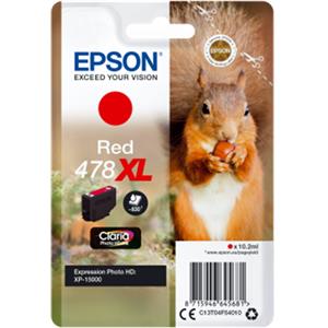 Epson 478XL Red Photo HD Inkjet Cartridge C13T04F54010