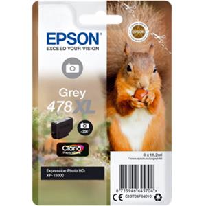 Epson 478XL Grey Photo HD Inkjet Cartridge C13T04F64010