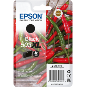 Epson C13T09R14010 503XL Ink Cartridge Black High Capacity 550 Pages 9.2ml