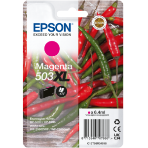 Epson C13T09R34010 503XL Ink Cartridge Magenta High Capacity 470 Pages 6.4ml