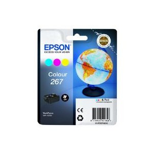 Epson C13T26704010 (267) Ink Cartridge Color 200 Pages 6.7ml