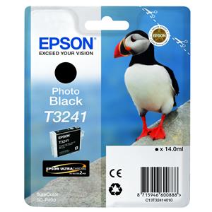 Epson T3241 Puffin Black Standard Capacity Ink Cartridge 14ml - C13T32414010