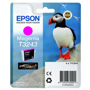 Epson T3243 Puffin Magenta Standard Capacity Ink Cartridge 14ml - C13T32434010