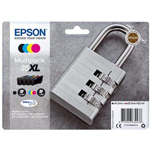 Epson C13T35964010 (35XL) Ink Cartridge Multi Pack BkCMY High Capacity 41.2ml + 3x20.3ml Pack=4