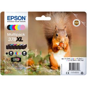 Epson T3798 Multipack Black, Cyan, Light Cyan, Yellow, Magenta and Light Magenta