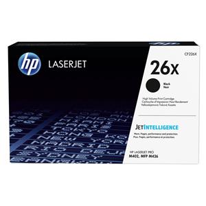 HP CF226X Black 9000 Pages Original Toner 26X