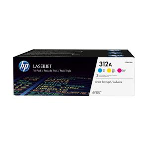 HP CF440AM Cyan, Magenta and Yellow Toner Cartridges [Pack of 3]