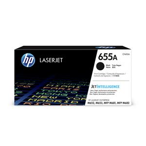 HP 655A Black Original LaserJet Toner Cartridge