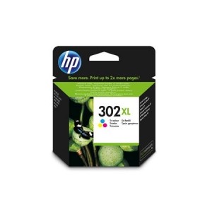 HP 302XL High Capacity Tri-Colour Ink Cartridge F6U67AE