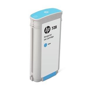 HP 728 DesignJet Ink Cyan Cartridge 130ml