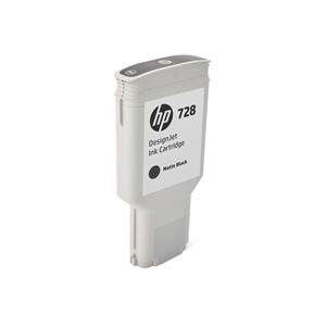 HP 728 DesignJet Matte Black Ink Cartridge 300ml