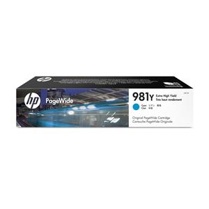 HP 981Y Extra High Yield PageWide Ink Cyan Cartridge