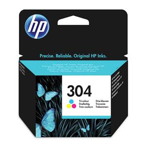 HP 304 Ink Cartridge Tricolour N9K05AE#BGX