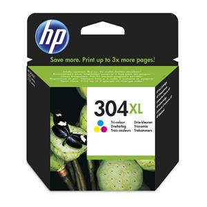 HP 304XL Ink Cartridge Tricolour N9K07AE#BGX