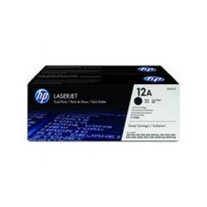 HP Q2612AD Black Toner Dual Pack