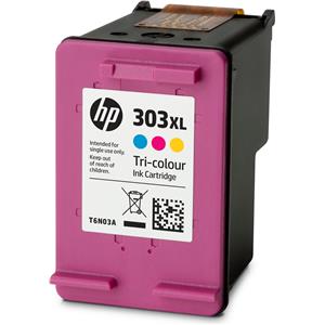 Hewlett Packard HP Original 303XL High Yield Tri Colour Ink Cartridge T6N03AE