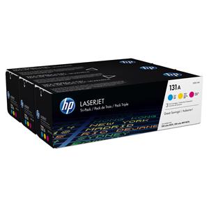 HP U0SL1AM Cyan, Magenta and Yellow Toner Pack