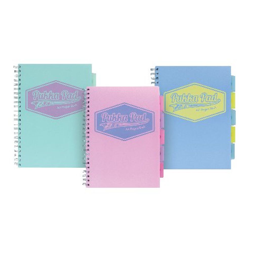 Pukka Pastel Project Book A4 [Pack of 3]