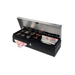 Safescan SD-4617S Flip Top Cash Drawer with 8 Coin and 4 Note Trays