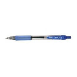Zebra Sarasa Retractable Rollerball Gel Ink Pen Medium Blue [Pack of 12]