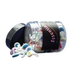 Hook Push Pins Assorted Colours [Tub 100]