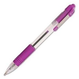 Zebra Z-Grip Retractable Ballpoint Pen Violet [Pack of 12]