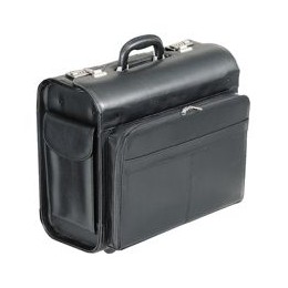 Alassio San Remo Trolley Pilot Case Black - 45030