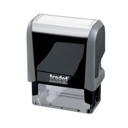 Trodat Office Printy 4912 Self Inking Word Stamp PAID 46x18mm Blue/Red Ink - 77302