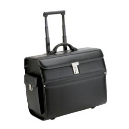 Alassio Mondo Trolley Pilot Case Black - 45033