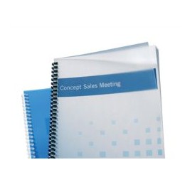 GBC PolyCovers ClearView Binding Covers Polypropylene 300 micron A4 Frosted [Pack of 100]