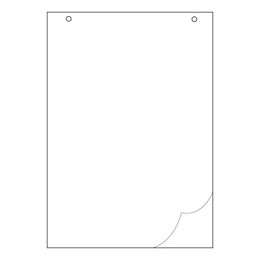 Bi-Office Flipchart Pad Plain 40 Sheets A1 White [Pack of 5]