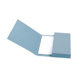 Value Document Wallet Full Flap Foolscap 270GSM Blue (Pack 50) 45413DENT