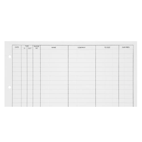 Guildhall Visitor Book Loose Landscape Blue T40 alternative image 3