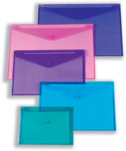 Snopake Polyfile Foolscap Plus Purple [Pack of 5] alternative image 2