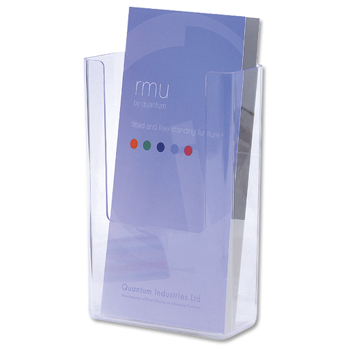 Deflecto Flat Back Literature Holder 1/3 A4 alternative image 2
